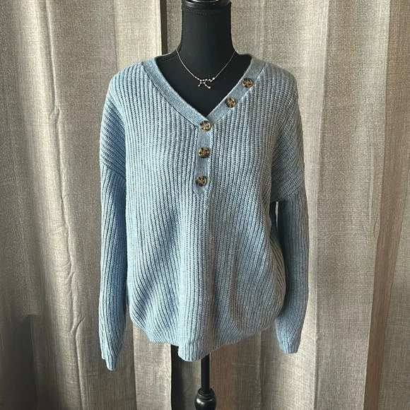 Blue St. John's Bay Sweater - Picture 1 of 4